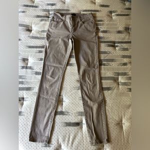 Nydj not your daughters jeans 2 tan brown jeans long inseam